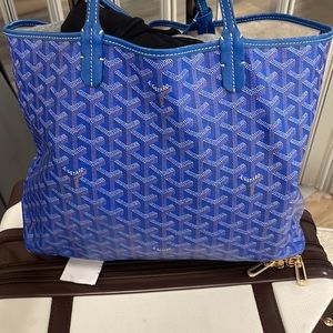 Goyard St Louis PM Tote - Blue